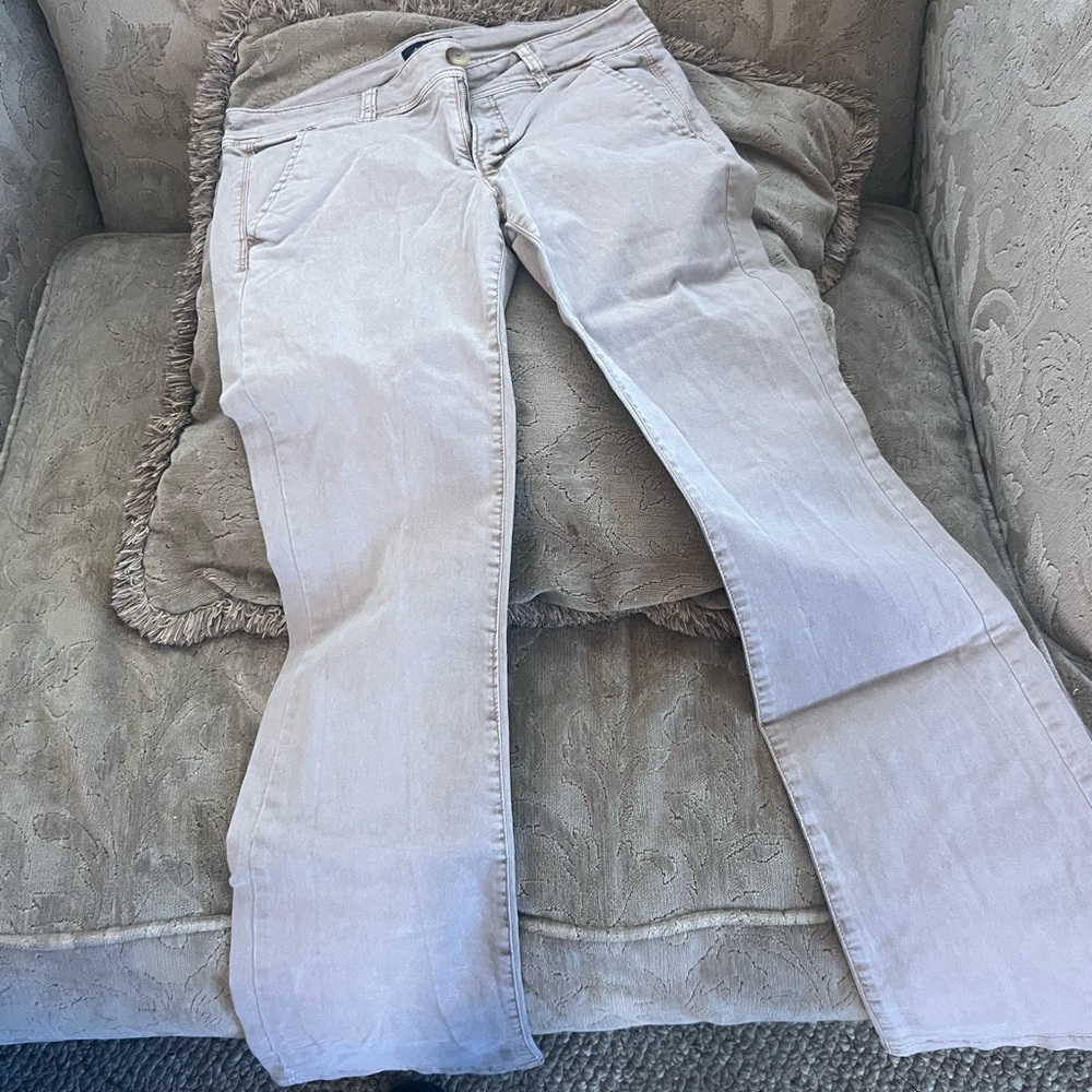 American Eagle Outfitters Beige Stretch Pants